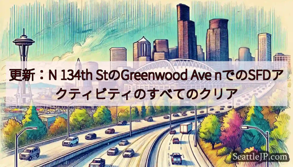 更新：N 134th StのGreenwood Ave nでのSFDアクティビティのすべてのクリア