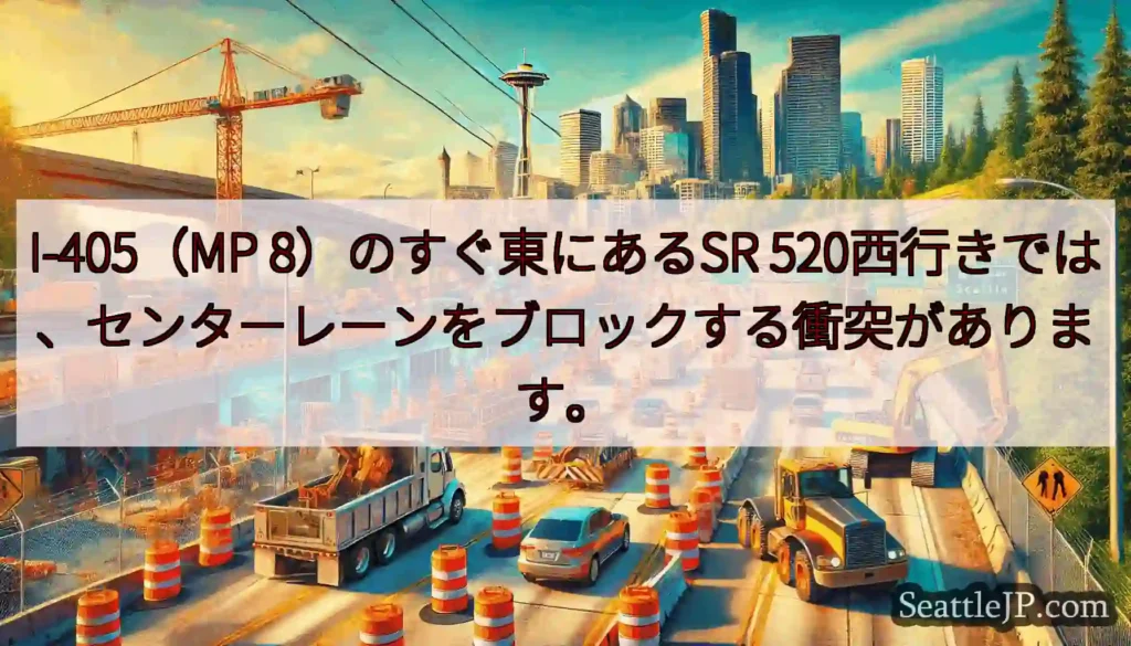 I-405（MP 8）のすぐ東にあるSR