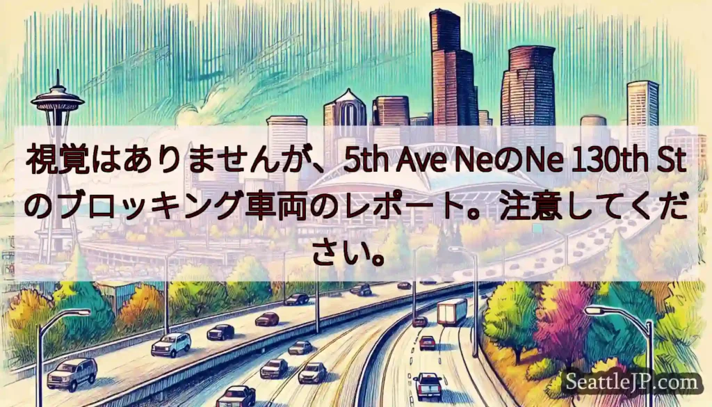 視覚はありませんが、5th Ave NeのNe 130th