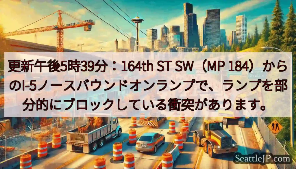 更新午後5時39分：164th ST SW（MP