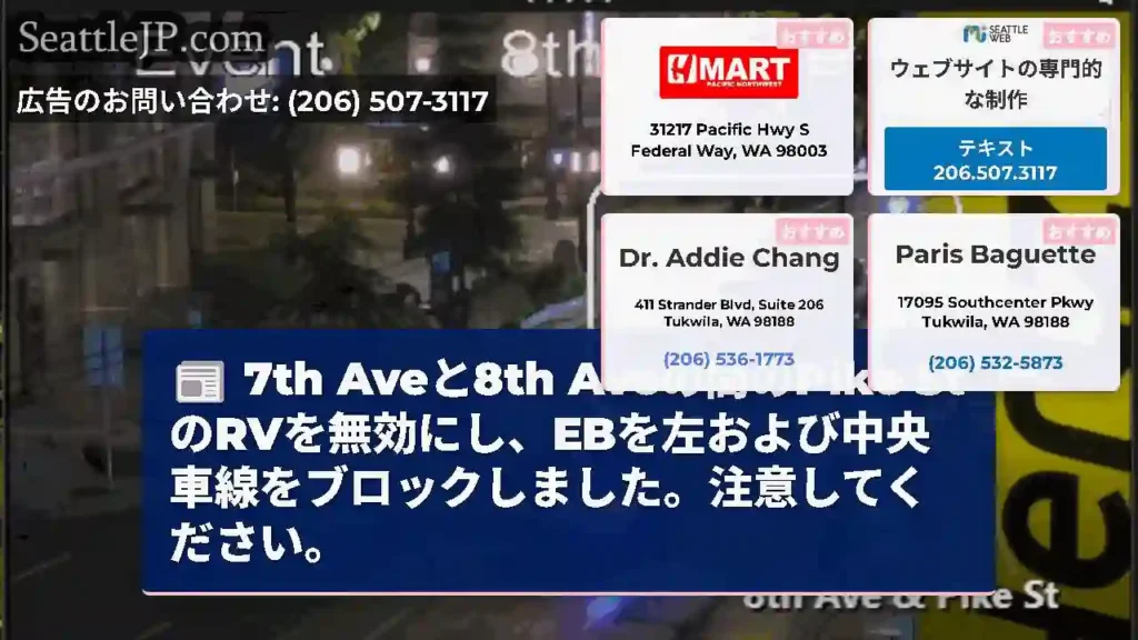7th Aveと8th Aveの間のPike