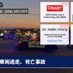 車両逃走、死亡事故