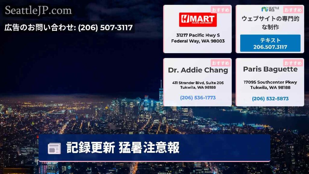 記録更新 猛暑注意報