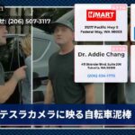 テスラカメラに映る自転車泥棒