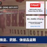 強盗、銃器、価値品盗難