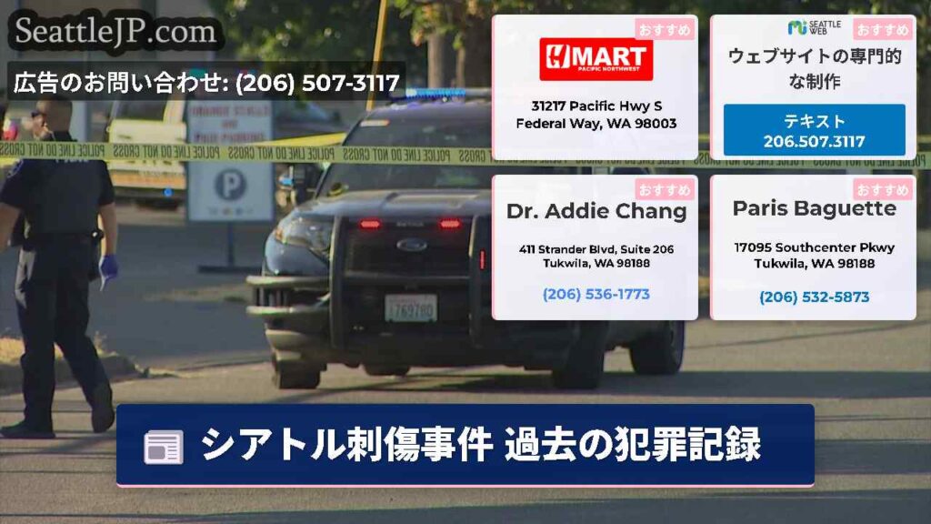 シアトル刺傷事件 過去の犯罪記録