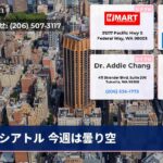 シアトル 今週は曇り空