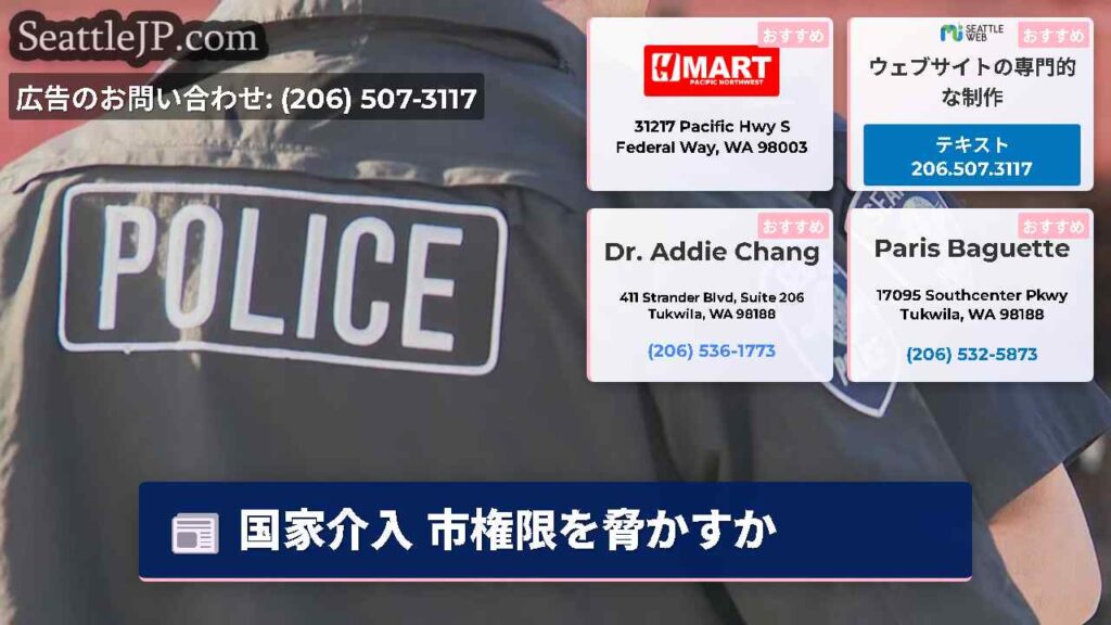 国家介入 市権限を脅かすか