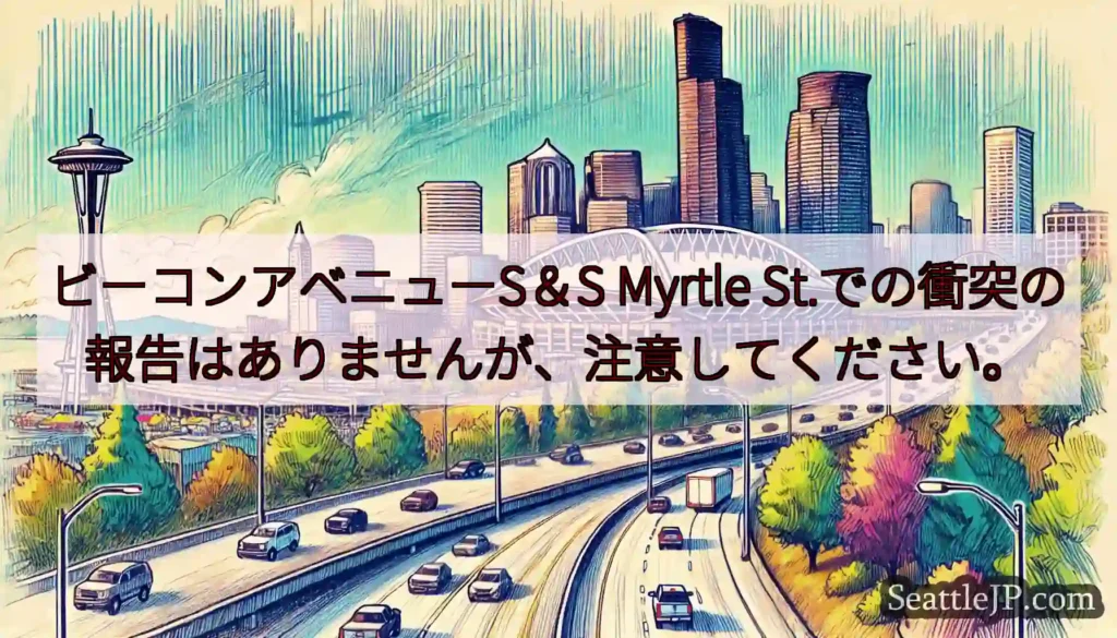 ビーコンアベニューS＆S Myrtle St.での衝突の報告はありませんが、注意してください。