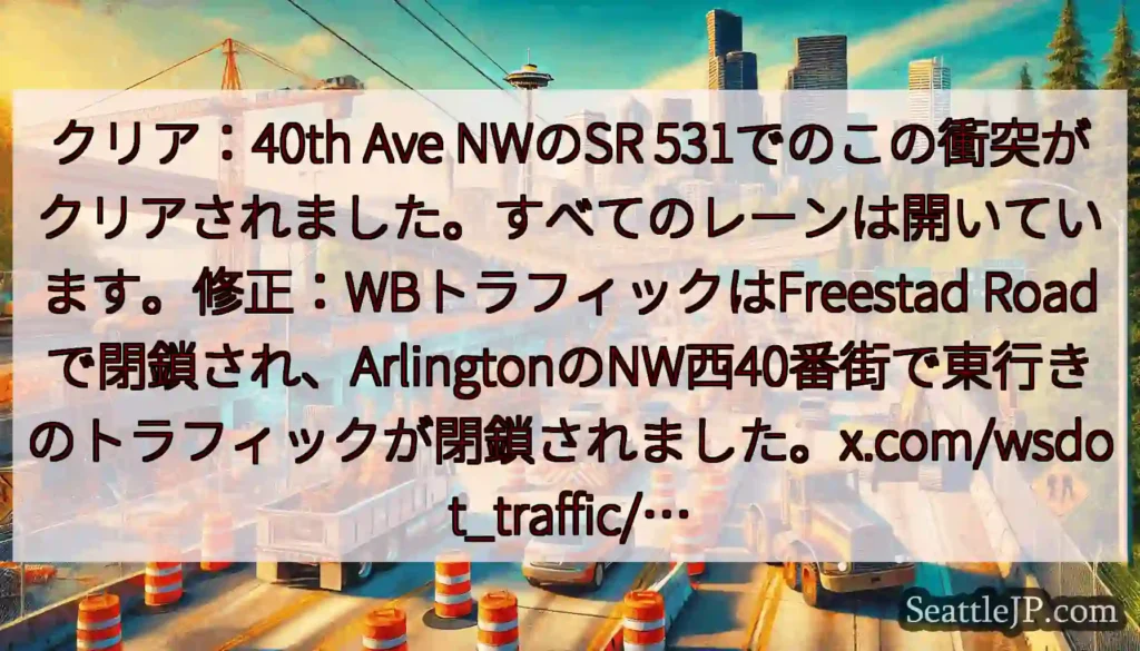 クリア：40th Ave NWのSR