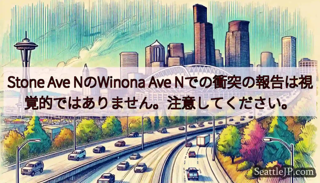Stone Ave NのWinona Ave