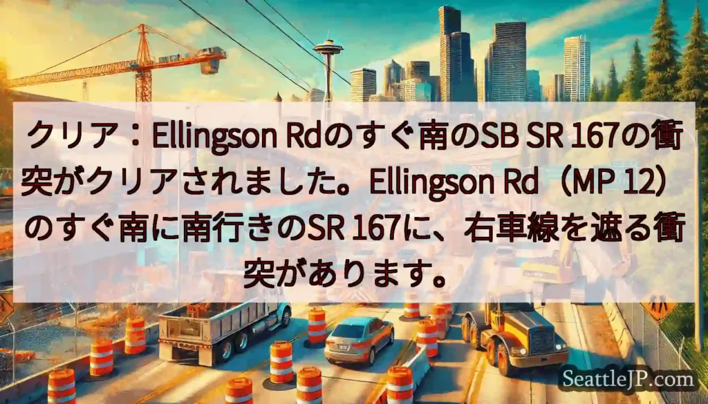 クリア：Ellingson Rdのすぐ南のSB SR