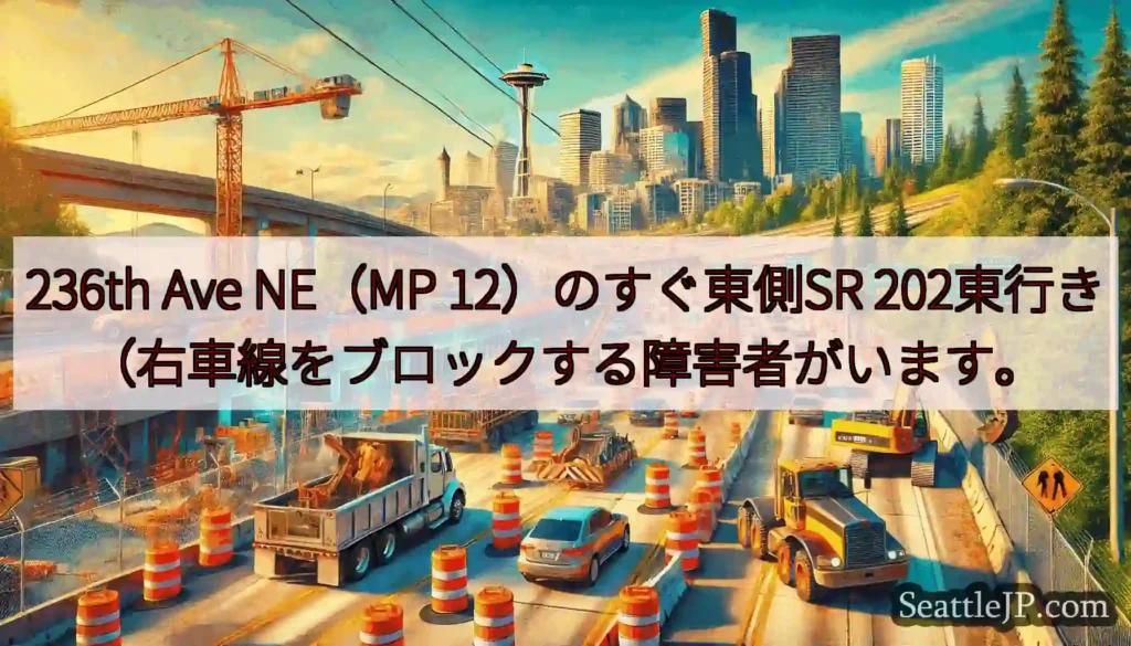 236th Ave NE（MP 12）のすぐ東側SR