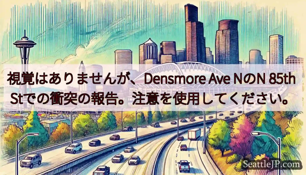視覚はありませんが、Densmore Ave NのN 85th