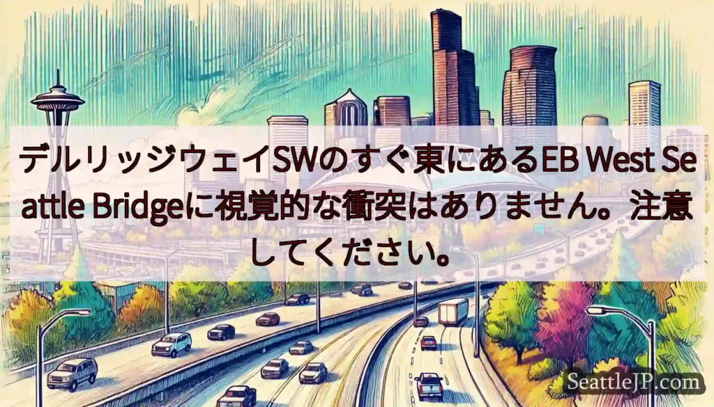 デルリッジウェイSWのすぐ東にあるEB West Seattle