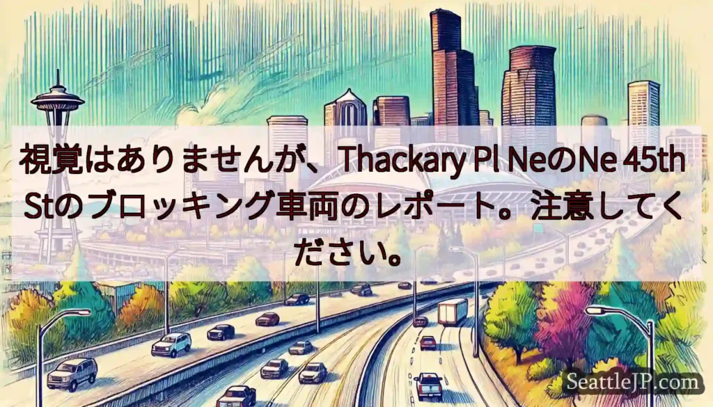 視覚はありませんが、Thackary Pl NeのNe 45th