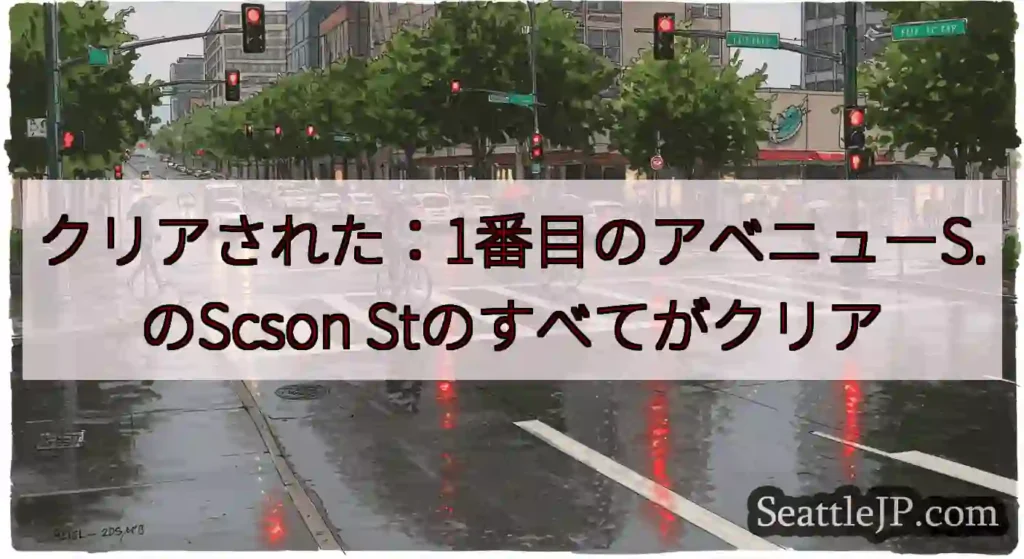 クリアされた：1番目のアベニューS.のScson Stのすべてがクリア