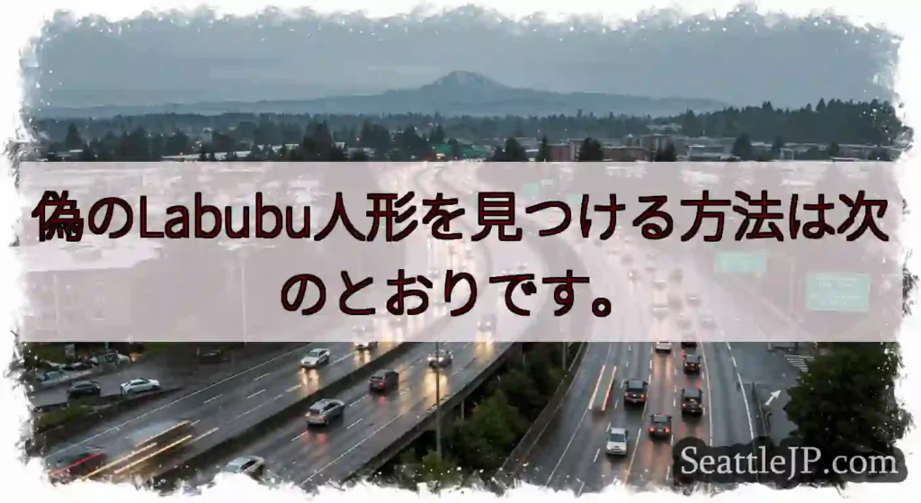 偽のLabubu人形を見つける方法は次のとおりです。