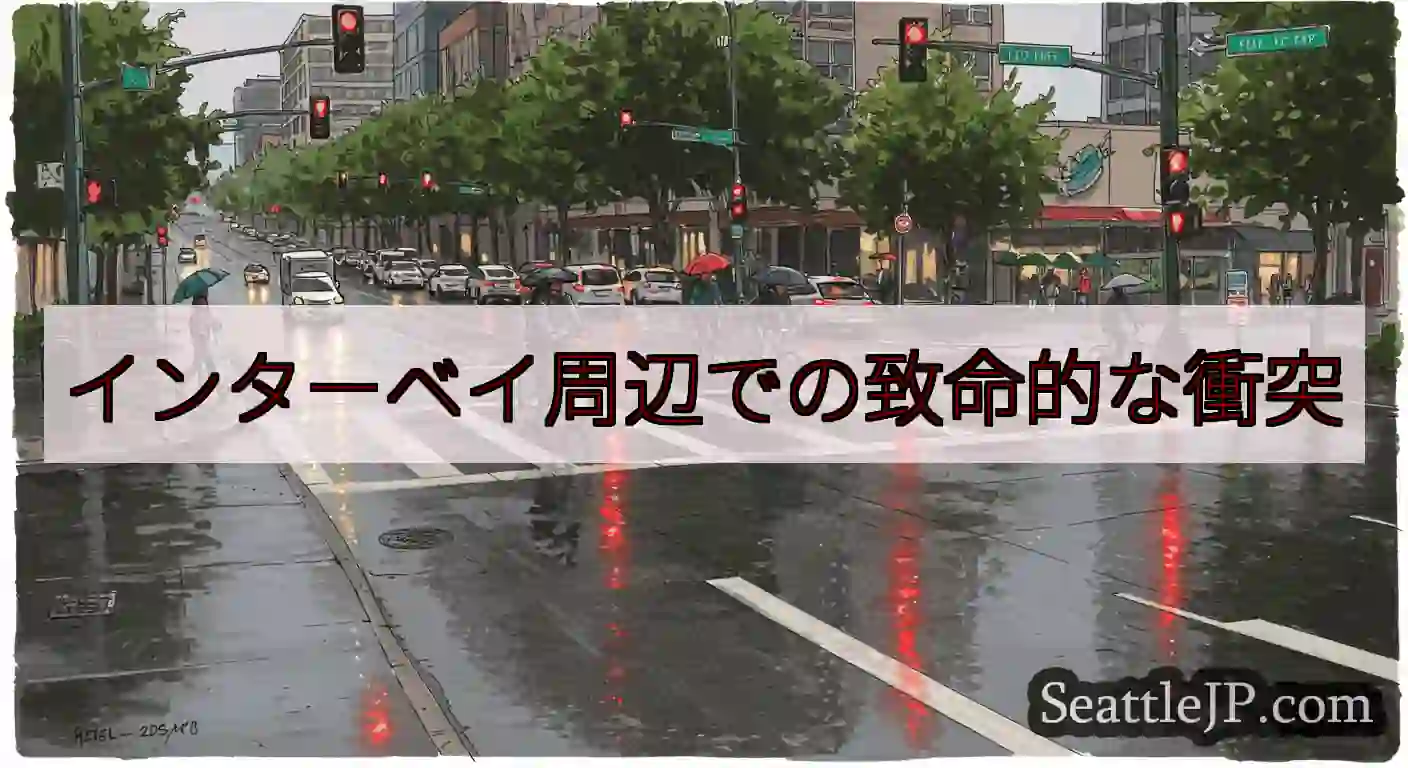 インターベイ周辺での致命的な衝突