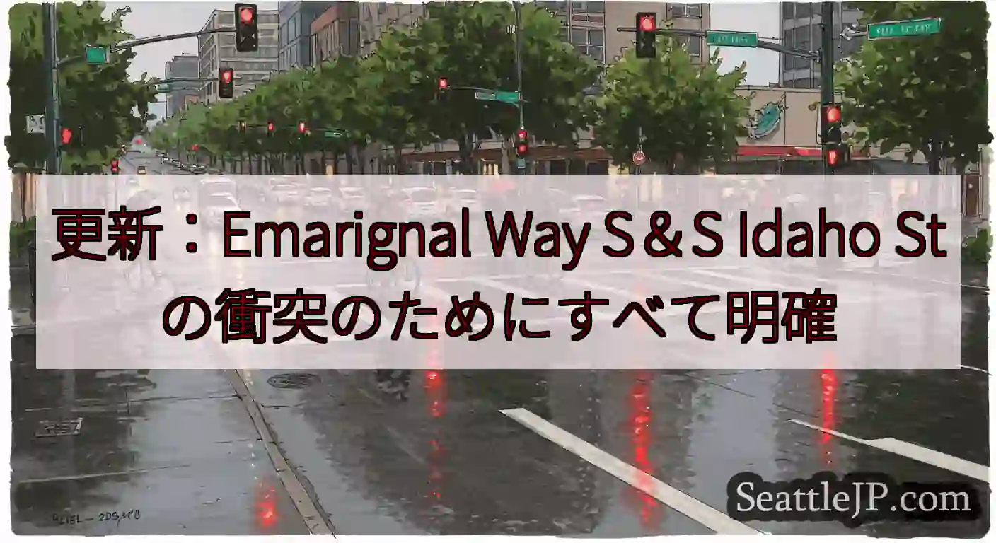 更新：Emarignal Way S＆S Idaho Stの衝突のためにすべて明確
