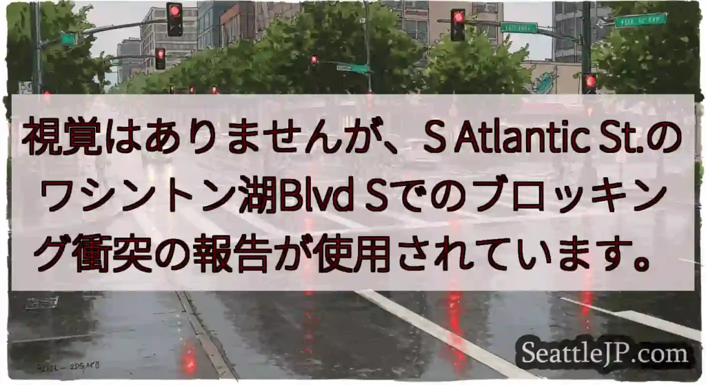 視覚はありませんが、S Atlantic St.のワシントン湖Blvd