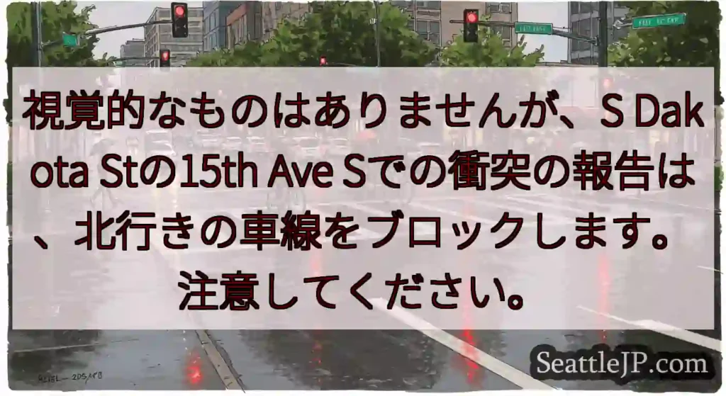 視覚的なものはありませんが、S Dakota Stの15th Ave