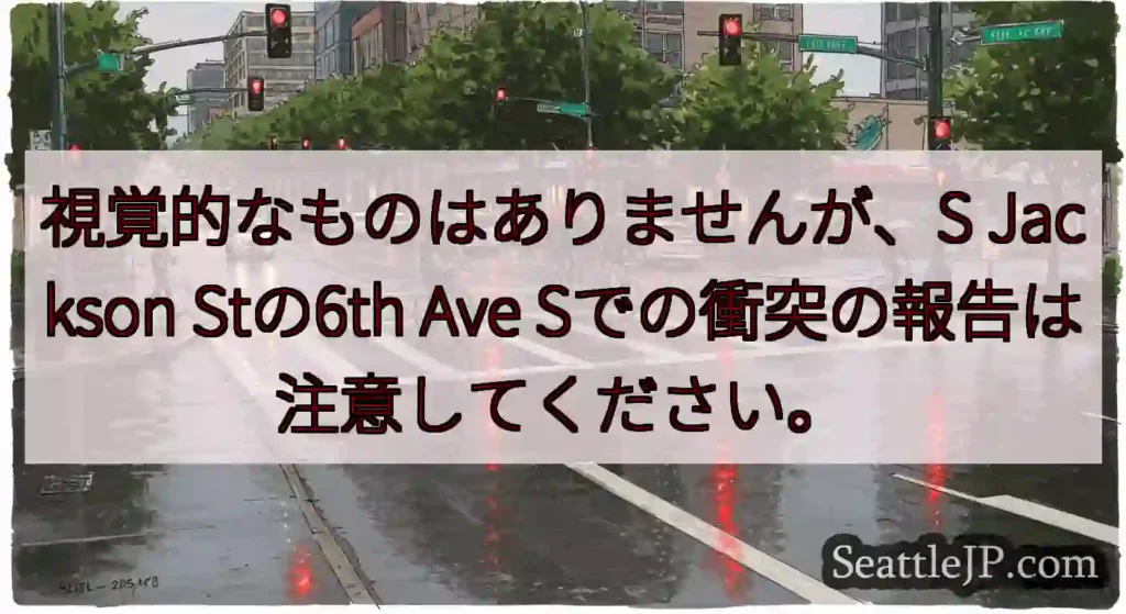 視覚的なものはありませんが、S Jackson Stの6th Ave