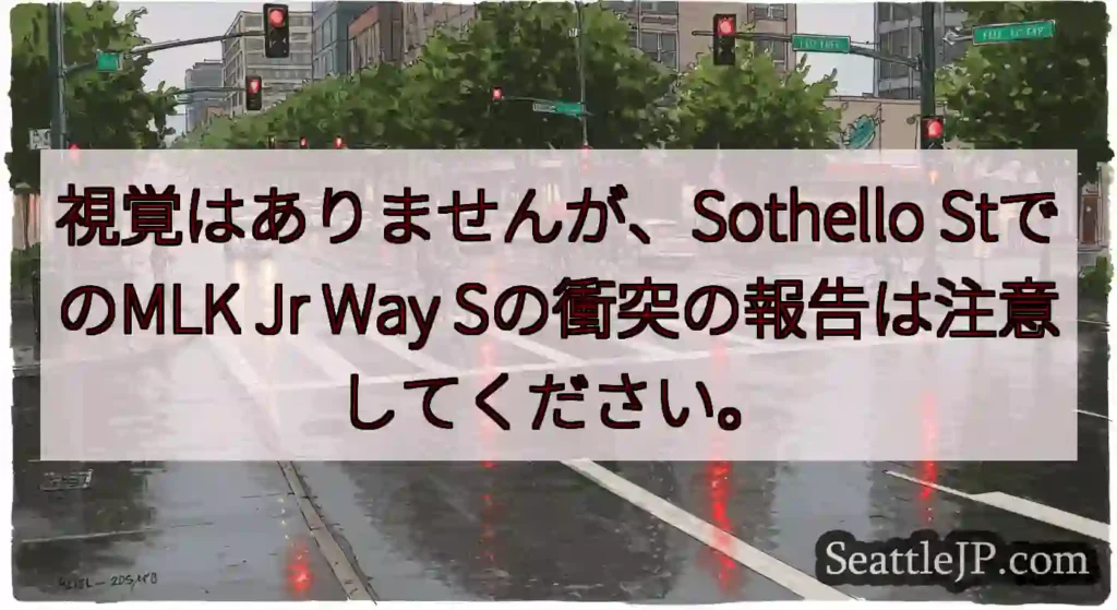 視覚はありませんが、Sothello StでのMLK Jr Way
