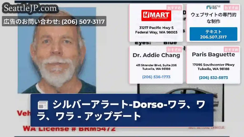 シルバーアラート-Dorso-ワラ、ワラ、ワラ - アップデート