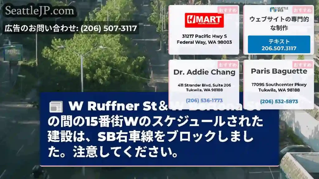 W Ruffner St＆W Bertona