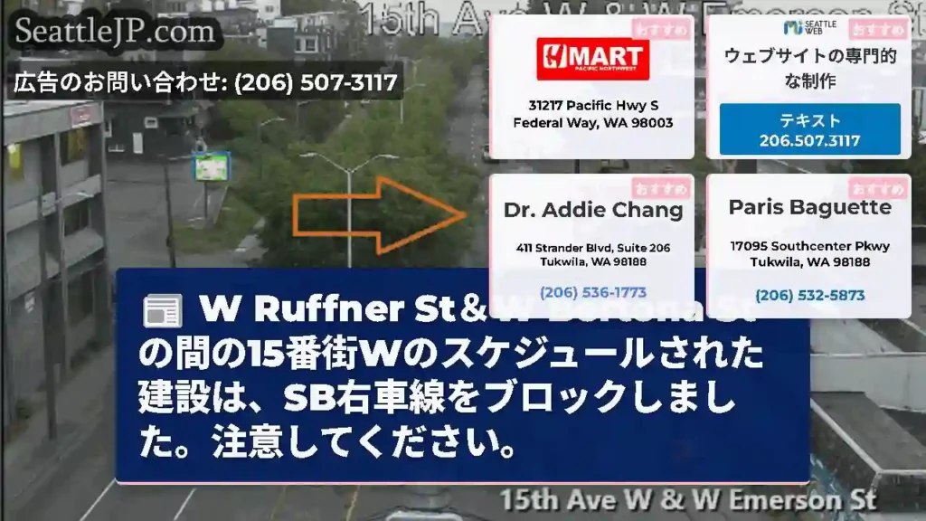 W Ruffner St＆W Bertona