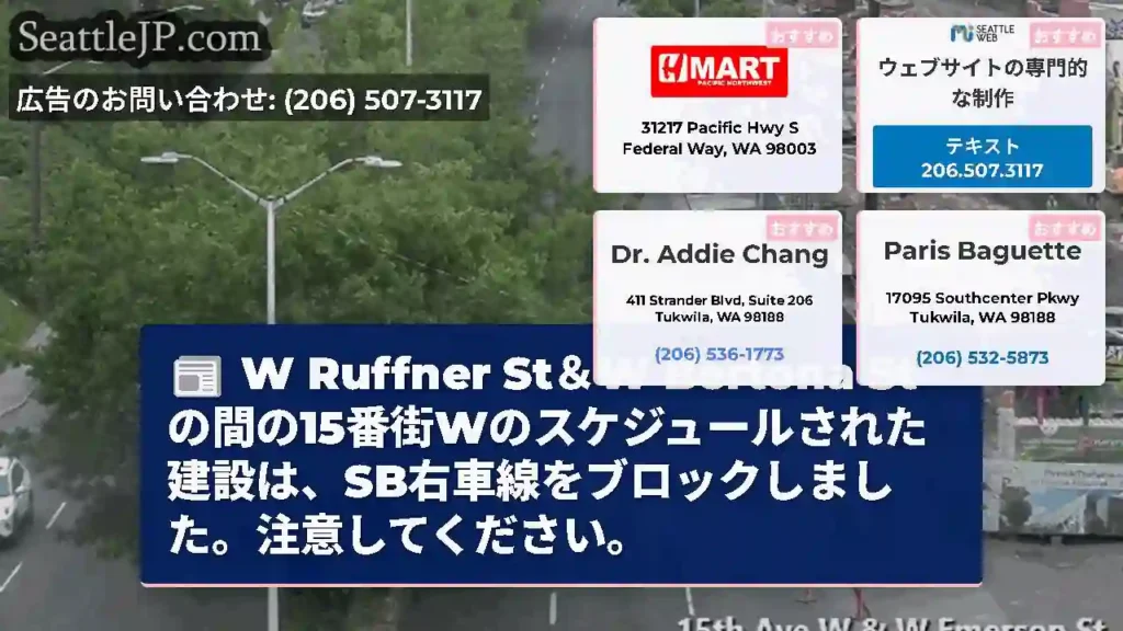 W Ruffner St＆W Bertona