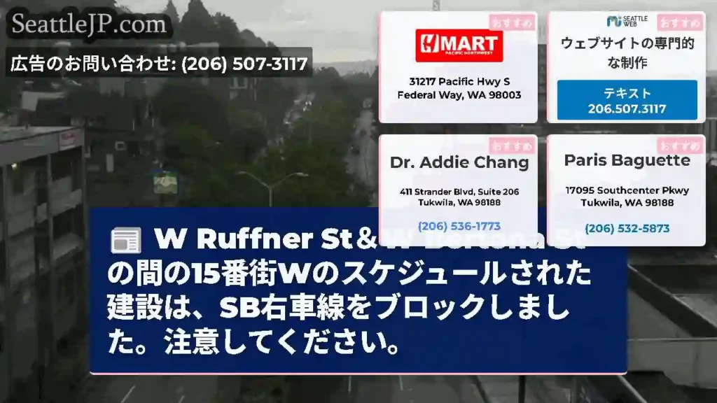 W Ruffner St＆W Bertona