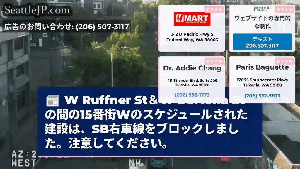 W Ruffner St＆W Bertona