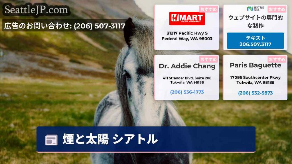 煙と太陽 シアトル
