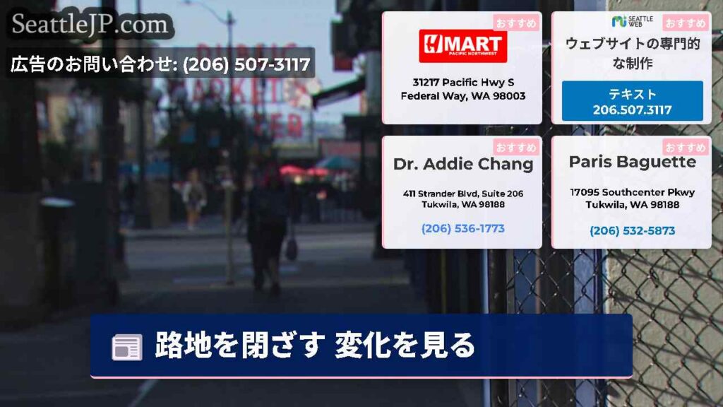 路地を閉ざす 変化を見る