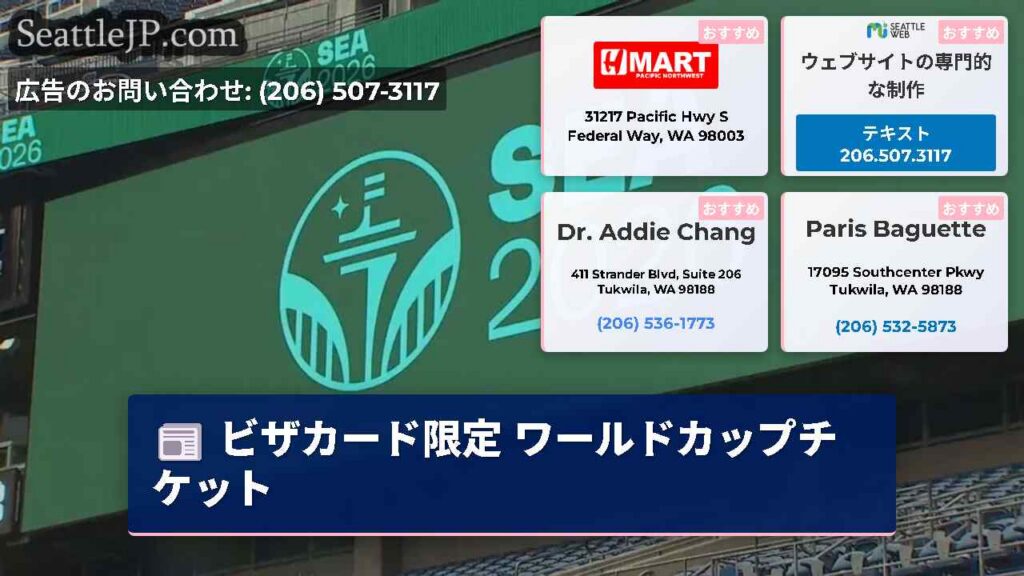 ビザカード限定 ワールドカップチケット
