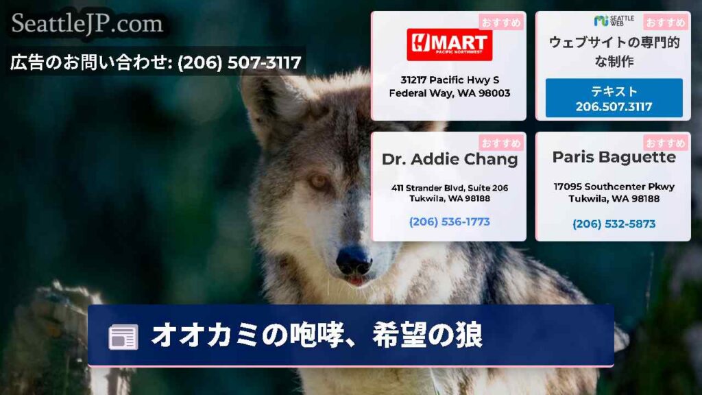 オオカミの咆哮、希望の狼