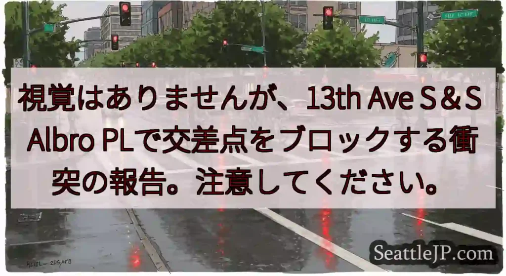 視覚はありませんが、13th Ave S＆S Albro