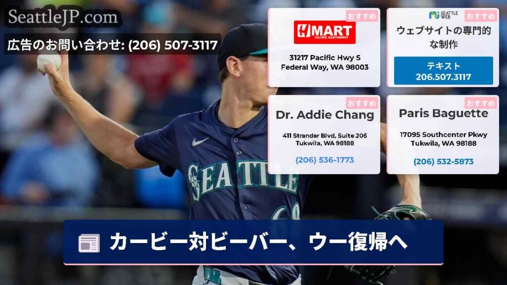 カービー対ビーバー、ウー復帰へ