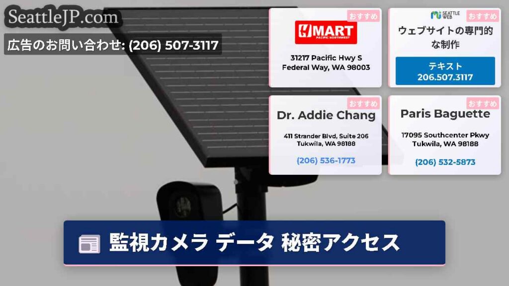 監視カメラ データ 秘密アクセス