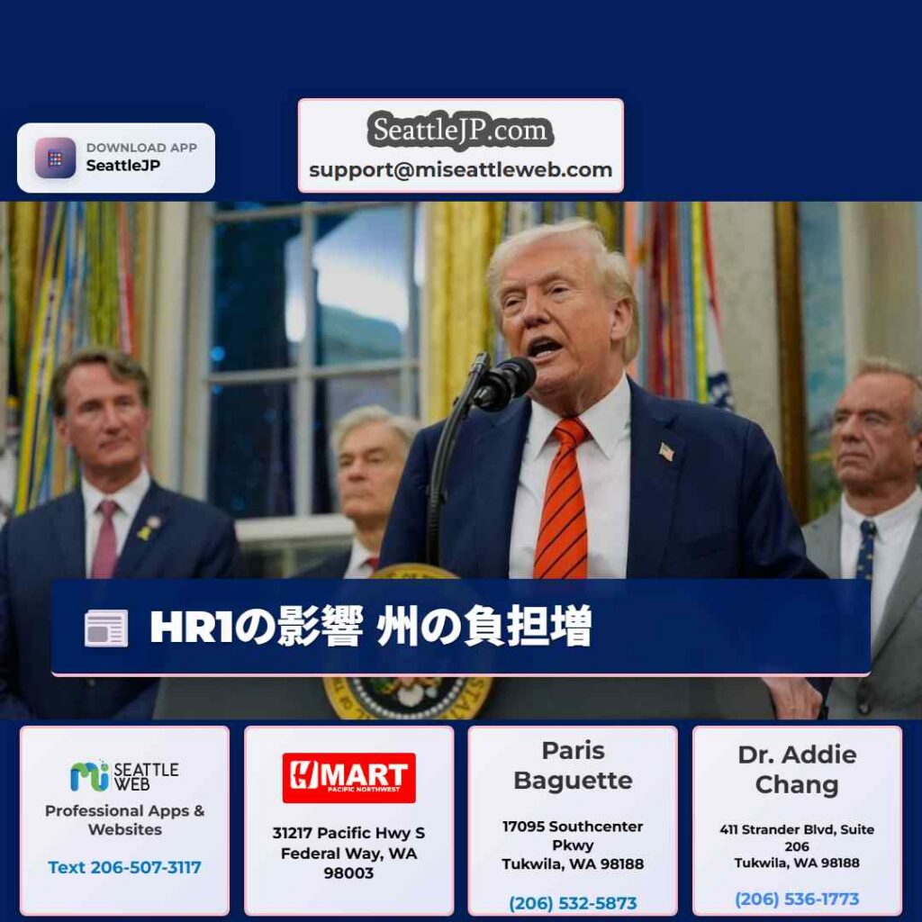 HR1の影響 州の負担増