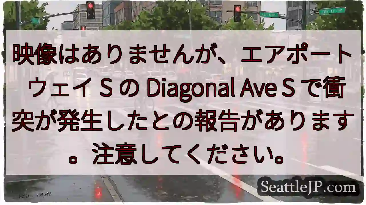 映像はありませんが、エアポート ウェイ S の Diagonal Ave S