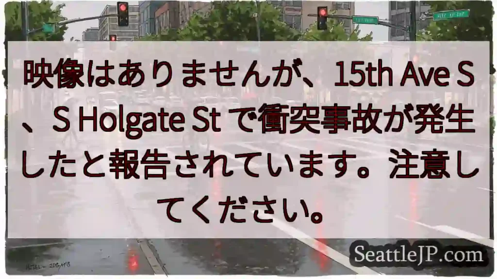 映像はありませんが、15th Ave S、S Holgate St