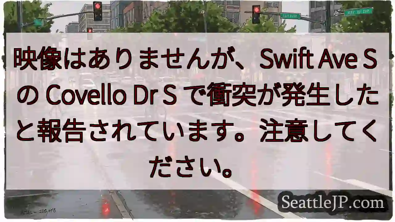 映像はありませんが、Swift Ave S の Covello Dr S