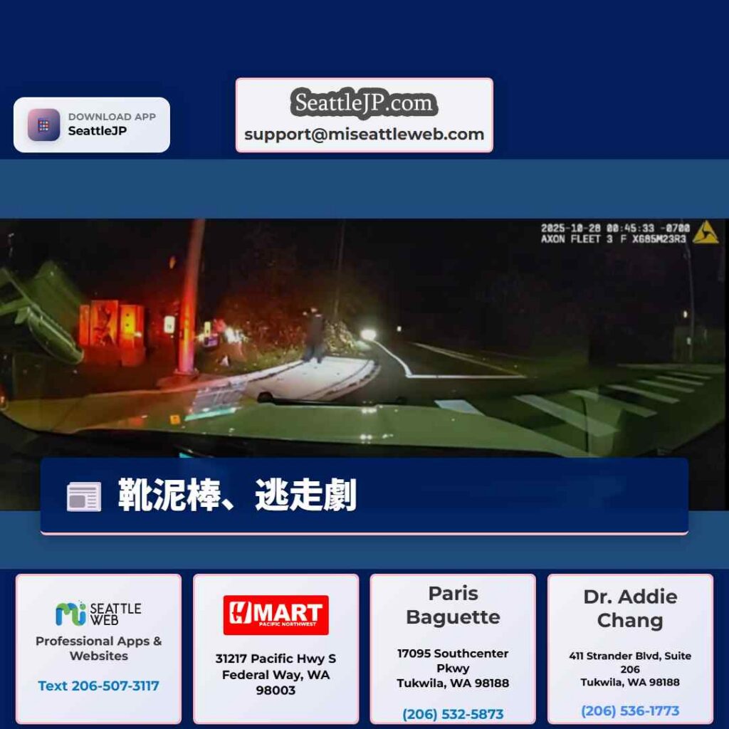 靴泥棒、逃走劇