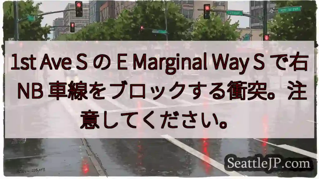 1st Ave S の E Marginal Way S で右 NB