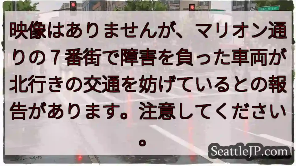 映像はありませんが、マリオン通りの 7