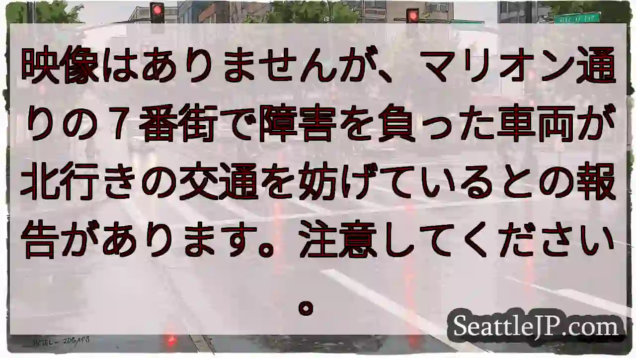 映像はありませんが、マリオン通りの 7