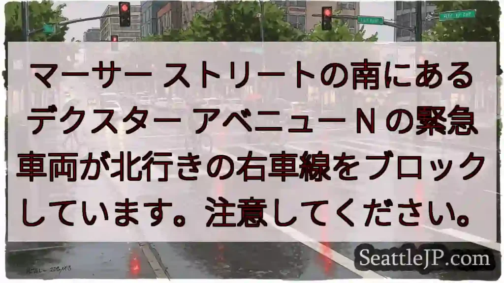 マーサー ストリートの南にあるデクスター アベニュー N